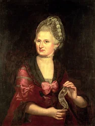 Anna Maria Mozart, née Pertl, mère de Wolfgang Amadeus Mozart, 1775